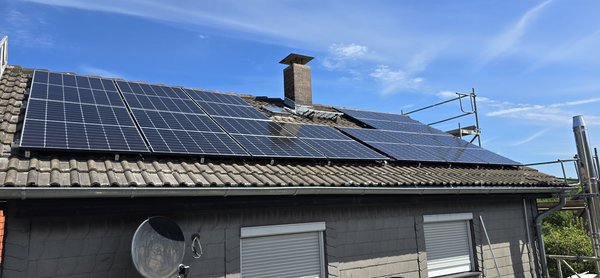 Photovoltaikanlage mit 10,32 kWp auf einer Dachfläche in Bad Harzburg