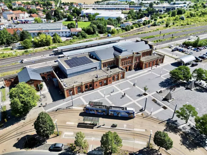 Photovoltaikanlage Bahnhof Halberstadt